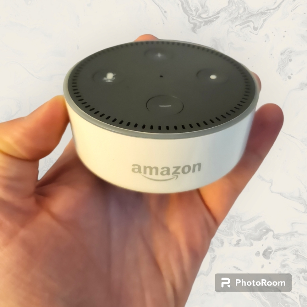 Amazon Alexa Echo Dot 2nd Gen EUC White Original Cord